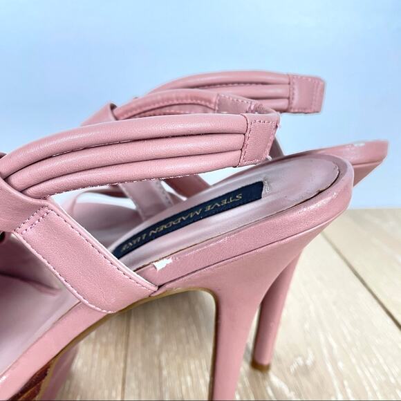 Steve Madden | Pink High Heels Ankle Flower 9.5 - Picture 10 of 10